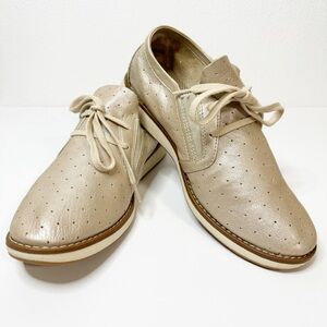 BOC Metallic Leather Oxford Loafers 9